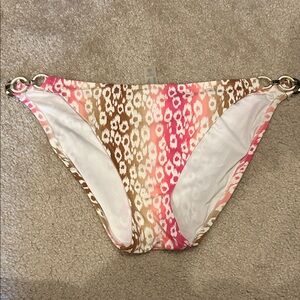 Victoria's Secret Pink and Brown Bikini Bottom